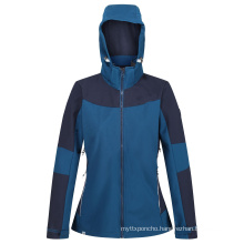 Wholesale custom women softshell jacket hiking waterproof breathable winter clothing for ladies